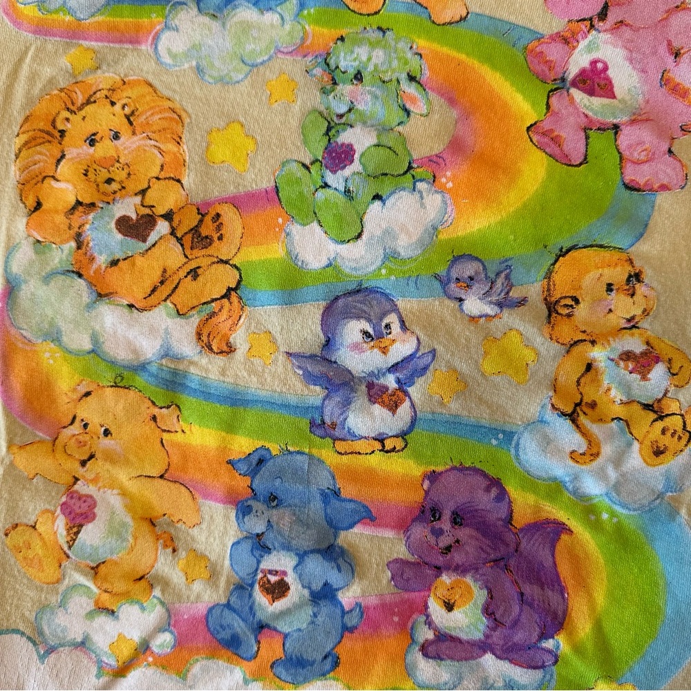 Hot Topic Care Bears Yellow Graphic Tee - Short Sleeve - Picture 3 of 5